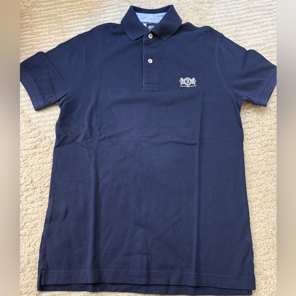 Boggi Men’s Slim Fit Navy Polo
